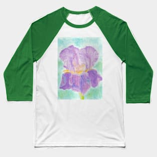 Violet  Iris Baseball T-Shirt